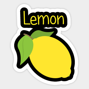 Lemon Sticker